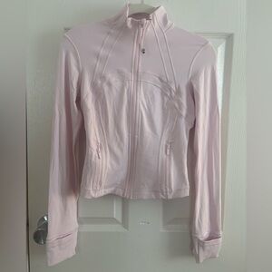 Lululemon Athletica blissful Pink cropped define nulu Jacket
